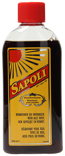 VLOEIBARE BOENWAS SAPOLI VERNIEUWER DONKER 250ML