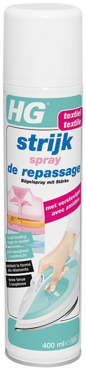 HG STRIJKSPRAY MET VERSTEVIGER 400ML