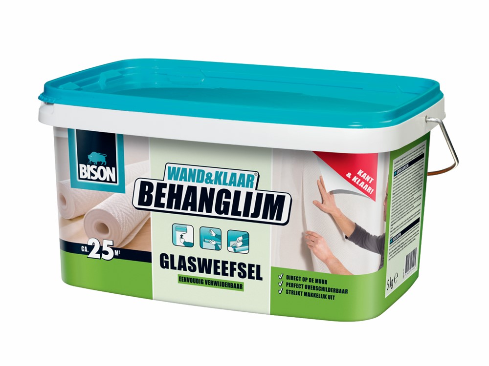 Behanglijm Wandk&laar Glasweefsel 5kg