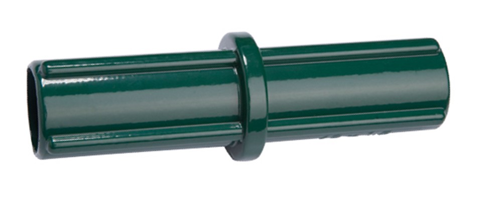 Raccord de lisse pour tube supérieur, alu, 42mm RAL 6005 vert