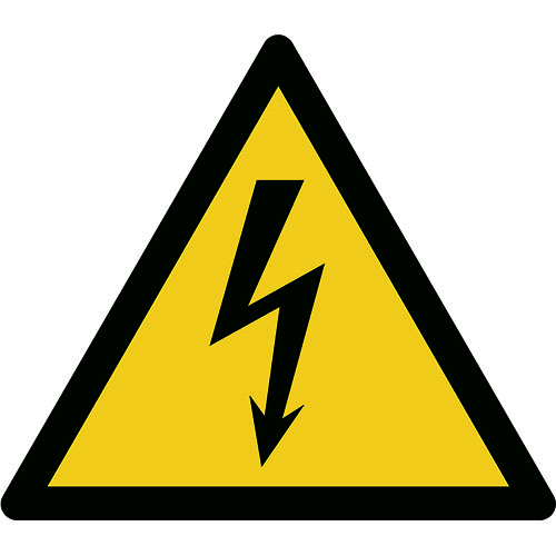 PICTOGRAMME DANGER ÉLECTRIQUE 20CM